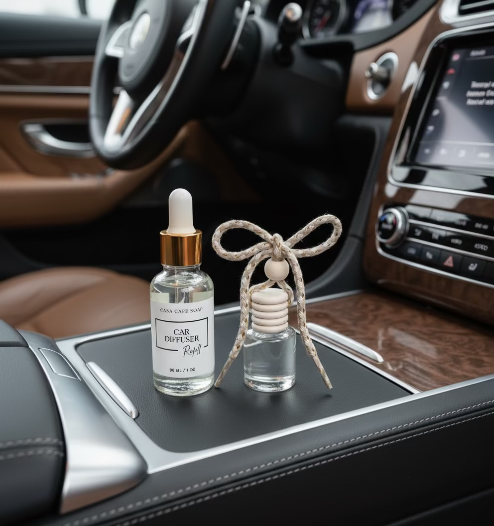 Natural Car Diffuser + Refill